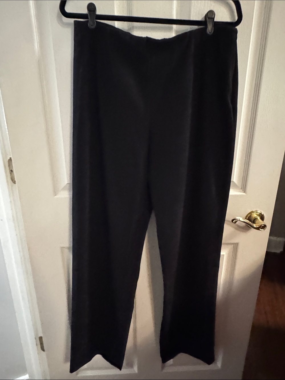 Vintage Coldwater Creek Black Straight-Leg Pants